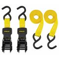 Stanley 1X 10'X 1,500# Ratchet Strap / 2 Pk, 2PK S10002